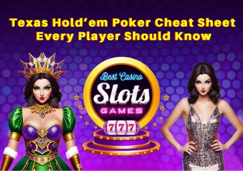 Texas Hold’em Poker Cheat Sheet