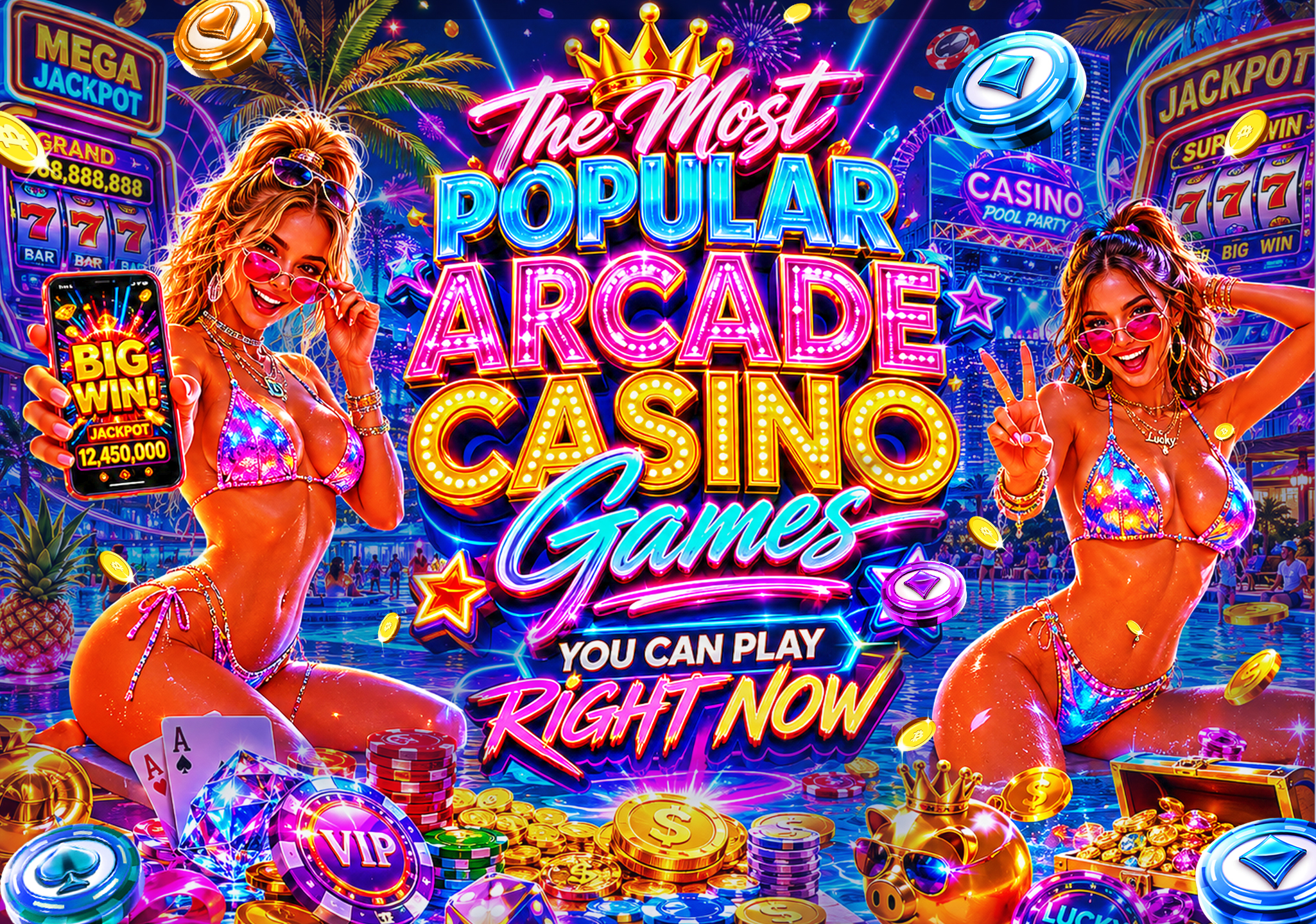 The Most Popular Arcade Casino Games